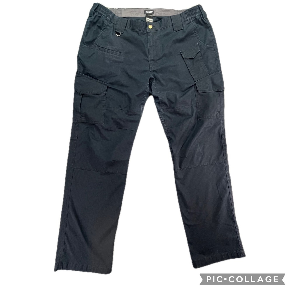 CQR Tactical Cargo Pants Men Black Size 40W 34L TLP760 Outdoor Work Utility‎